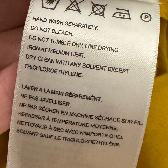 FARM RIO Yellow Flowerdoscopic Mini Dress NWOT Size Small Floral Sash boho‎ - Picture 16 of 16